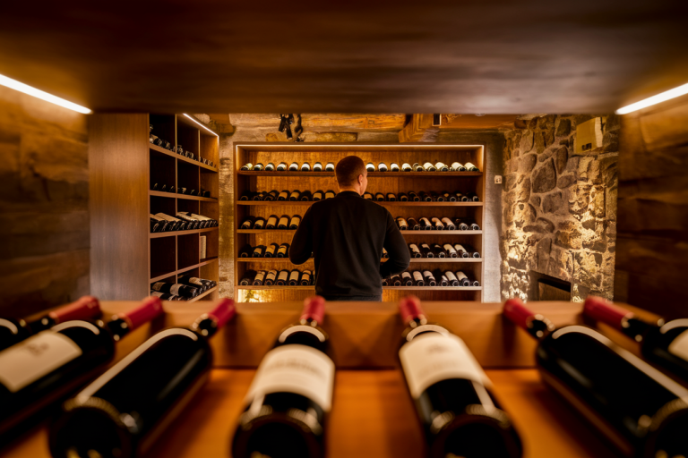 personne-dos-cave-bouteilles