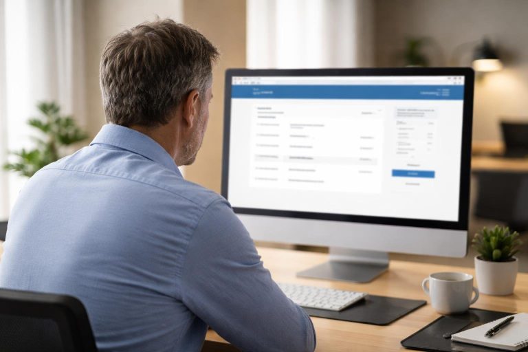homme-moyen-age-bureau-ecran-ordinateur