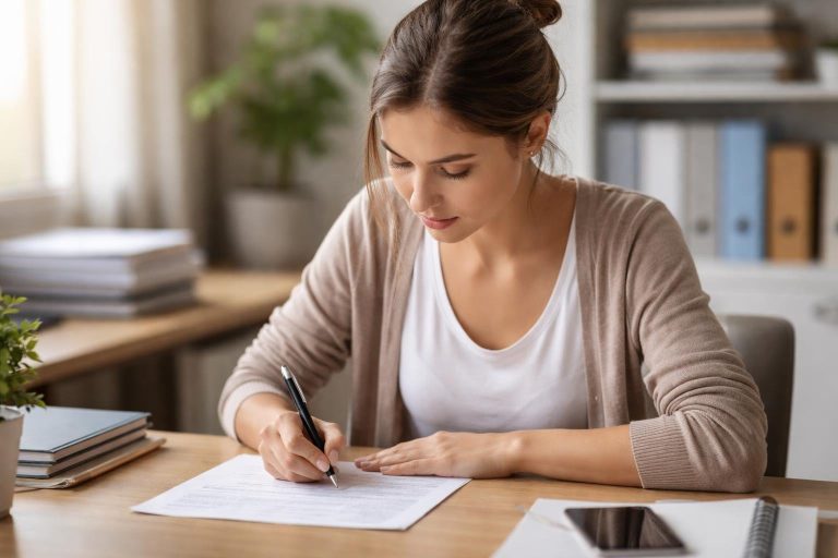 personne-formulaire-stylo-documents-table